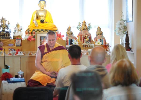 The Keajra Buddhist Centre, Holmfield Road, Blackpool, with spiritual leader Kelsang Wanchuk. PICTURES MARTIN BOSTOCK
