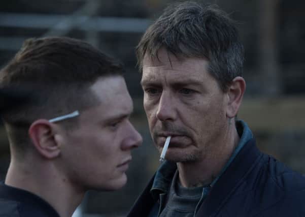 Undated Film Still Handout from Starred Up. Pictured: Jack O Connell playing Eric and Ben Mendelsohn playing Neville. See PA Feature  FILM Film Reviews. Picture credit should read: PA Photo/Fox UK Film. WARNING: This picture must only be used to accompany PA Feature FILM Film Reviews.