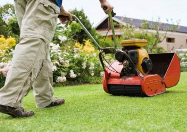 A man mowing his lawn. Picture: PA Photo/thinkstockphotos.