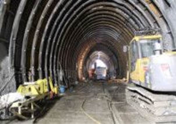 Holme Tunnel at Cliviger, on Burnley to Hebden Bridge line, ahead of schedule