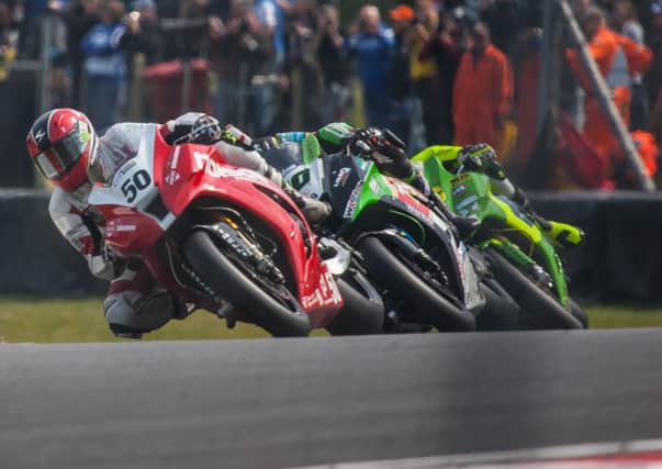 Harry Hartley (50) in action at Brands Hatch over the weekend