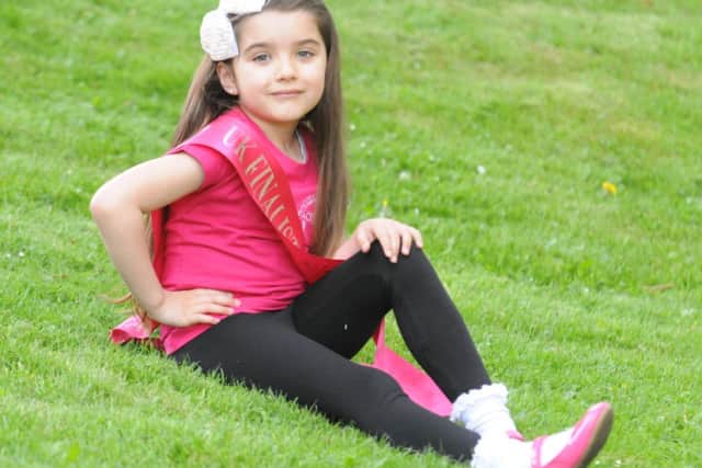 Lamissah La-Shontae Bhatti who is fund-raising for the Face of the Globe pageant.