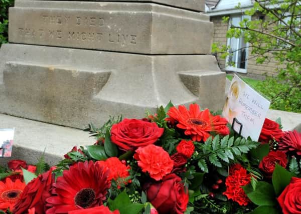 A Service of Remembrance was held at the restored First World War memorial in Plover Street, Burnley.