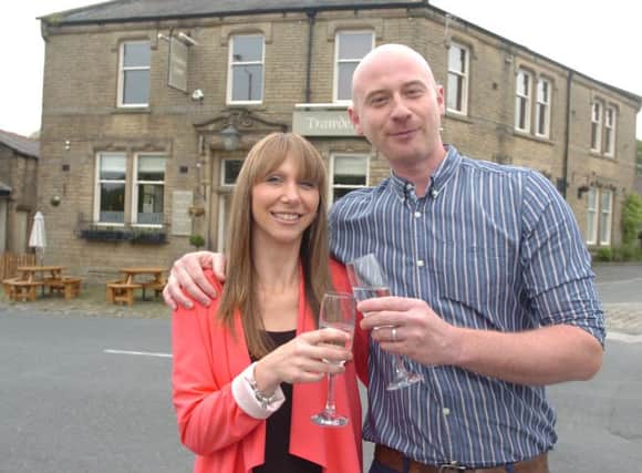 Sharon and Martyn Whitaker from the Trawden Arms.