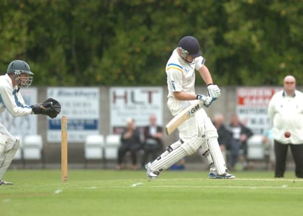 Good knock: John Whitehead top scored for Lowerhouse with 25 against Nelson in the Twenty/20