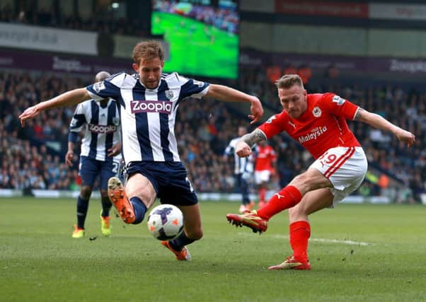 Craig Dawson in action for West Brom against Cardiff City