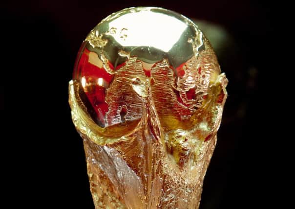 The FIFA World Cup trophy. Photo: Chris Clark/PA Wire