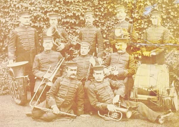 Sartorial splendour: The Trawden Upper Town Band, circa 1870