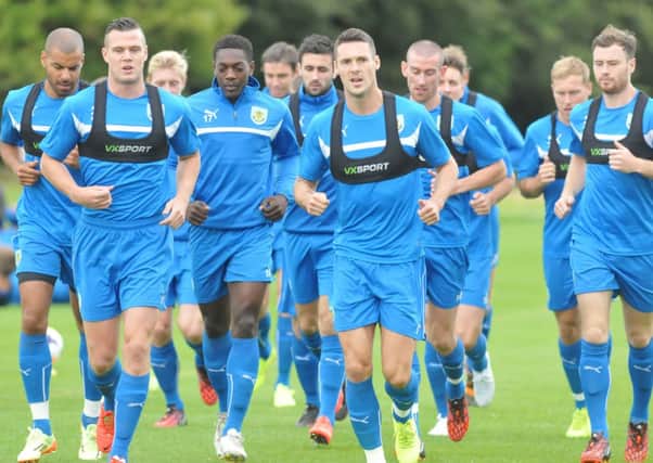 Burnley players return to training at Gawthorpe.