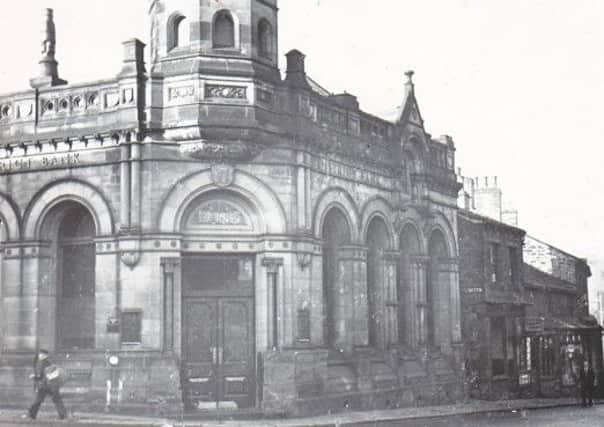 STANDING PROUD: Colnes District Bank in 1958