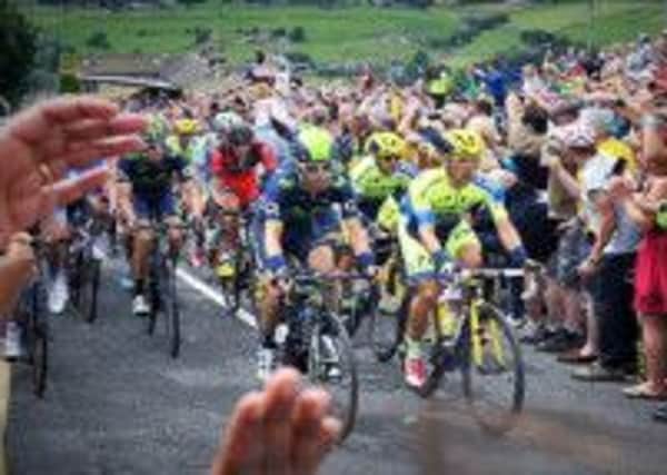 The Tour De France in Hebden Bridge and Mytholmroyd