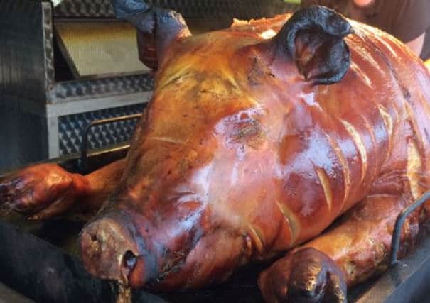 The hog roast