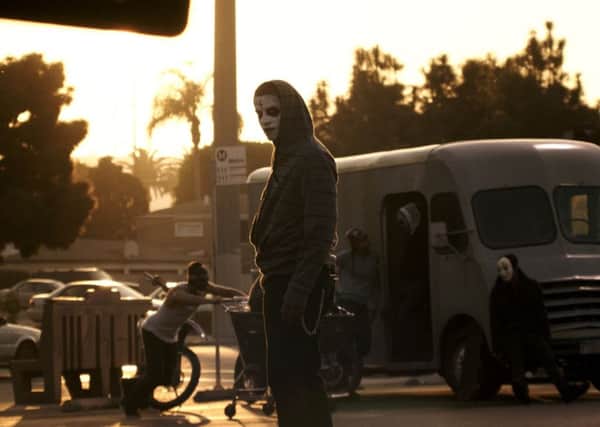 Undated Film Still Handout from The Purge: Anarchy. Pictured: Emmanuel Howell. See PA Feature FILM Film Reviews. Picture credit should read: PA Photo/Universal Pictures. WARNING: This picture must only be used to accompany PA Feature FILM Film Reviews.