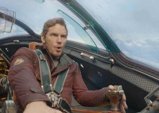 Undated Film Still Handout from Marvel's: Guardians Of The Galaxy. Pictured: Peter Quill/Star-Lord (Chris Pratt). See PA Feature FILM Film Reviews. Picture credit should read: PA Photos/Walt Disney Studios Motion Pictures UK. WARNING: This picture must only be used to accompany PA Feature FILM Film Reviews.