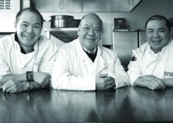 Charlie, Victor and Vinny Yu, celebrating 10 years of their award-winning restaurant Yu and You. (s)