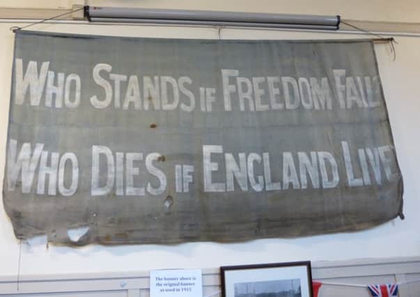 First World War banner