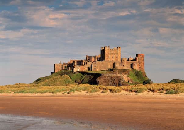 Castle view from beach
