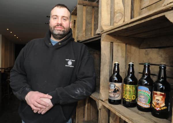 James Mansfield who is opening Burnley's first 'micropub' called The Beer Shack.