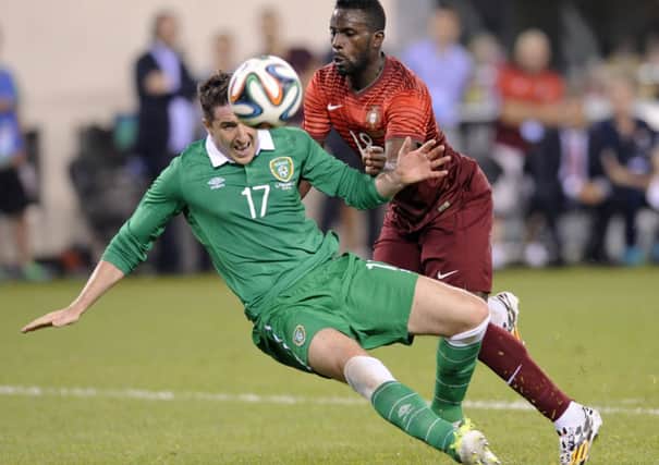 Stephen Ward in action against Portugal at the Metlife Stadium in New Jersey in June