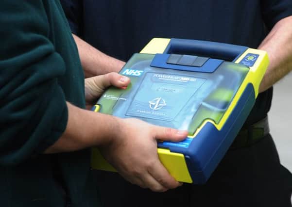 Pictured is one of the mobile defibrillator units.