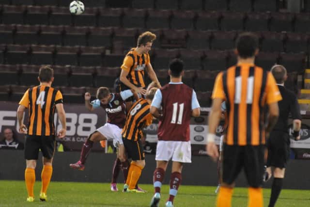 Burnley v Hull City in the Premier League U21 Cup.
