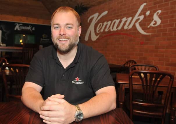 Kenank's owner David Hankinson in his new restaurant.