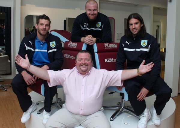 Burnley Manager Sean Dyche and players George Boyd and Lukas Jutkiewicz visited REM factory where they have made Burnley FC office Chairs and Physio Tables.
Pictured with Sean, George and Lukas is Owner Chris Blakey.
13th October 2014
