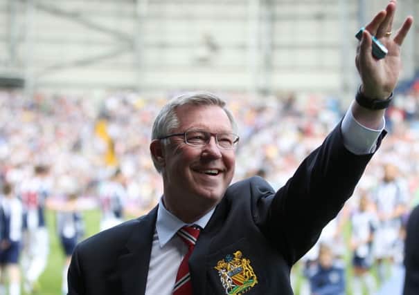 Sir Alex Ferguson has praised Burnley boss Sean Dyche