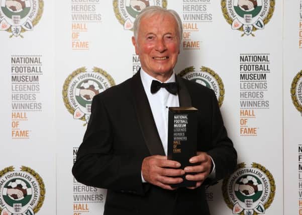 Football accolade: Clarets legend Jimmy McIlroy