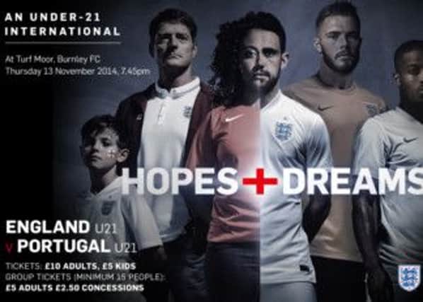 Win tickets to see the England U21s at Turf Moor