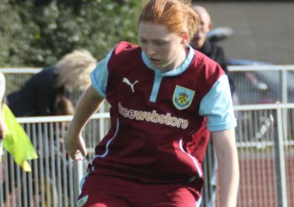 Two goals: Becky Hayton netted twice for Burnley FC Ladies