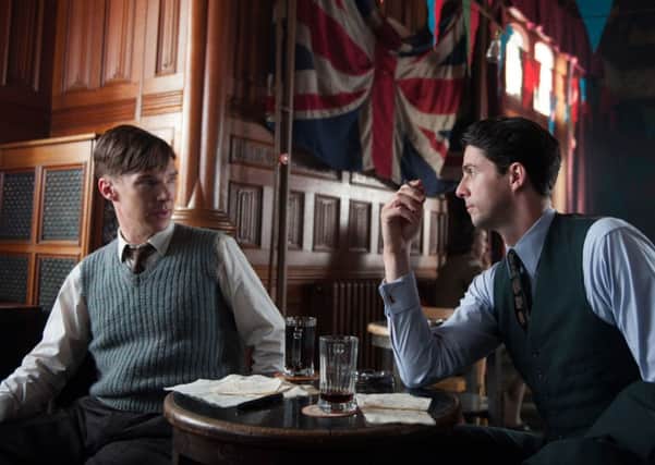 Undated Film Still Handout from The Imitation Game. Pictured: Benedict Cumberbatch as Alan Turing and Matthew Goode as Hugh Alexander. See PA Feature FILM Cumberbatch. Picture credit should read: PA Photo/Handout/Studio Canal. WARNING: This picture must only be used to accompany PA Feature FILM Cumberbatch.