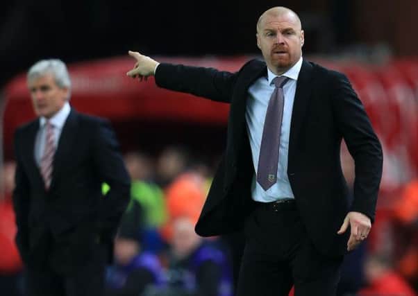 JANUARY SALES?: Sean Dyche is weighing up his options as the January transfer window looms.