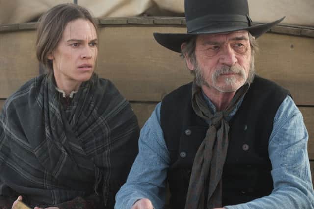 Undated Film Still Handout from The Homesman. Pictured: Hilary Swank and Tommy Lee Jones. See PA Feature FILM Film Reviews. Picture credit should read: PA Photo/Handout/Entertainment One/Dawn Jones. WARNING: This picture must only be used to accompany PA Feature FILM Film Reviews.