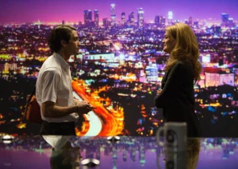 Undated Film Still Handout from Nightcrawler. Pictured: Jake Gyllenhaal as Lou Bloom and Rene Russo. See PA Feature FILM Film Reviews. Picture credit should read: PA Photo/Handout/eOnel. WARNING: This picture must only be used to accompany PA Feature FILM Film Reviews.