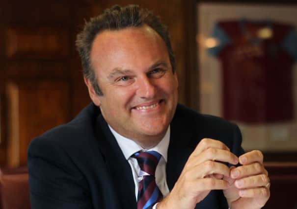 New Clarets' co-chairman Mike Garlick.