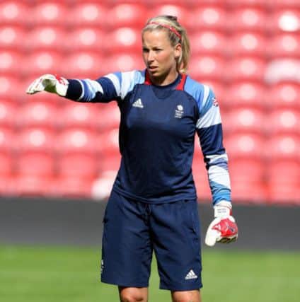Great Britain's Rachel Brown during a training session at the Riverside stadium, Middlesbrough. PRESS ASSOCIATION Photo. Picture date: Thursday July 19, 2012. Photo credit should read: Scott Heppell/PA Wire