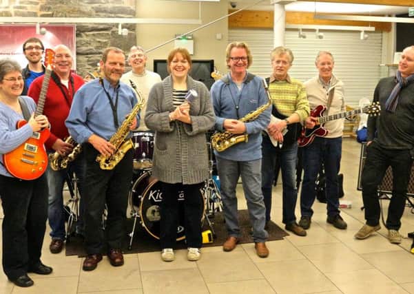 The newly formed Ribble Valley big band get into their stride.(s)