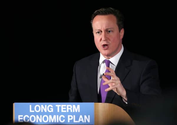 Prime Minister David Cameron delivers a speech to business leaders