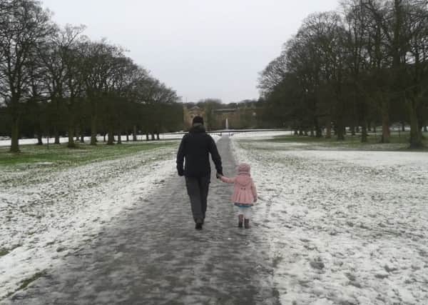 'It's never too cold for a walk with Grandad' - Jill Turner