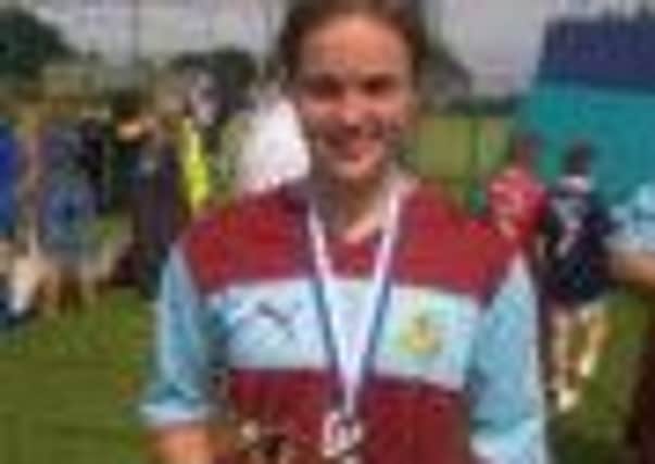 Katie Halligan, who scored in the Under 15s games against PNE