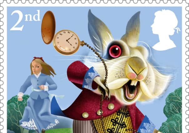 Alice in Wonderland series. Photo: Royal Mail/PA Wire