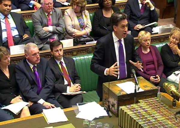 Labour Leader Ed Miliband in the House of Commons. Photo: PA Wire