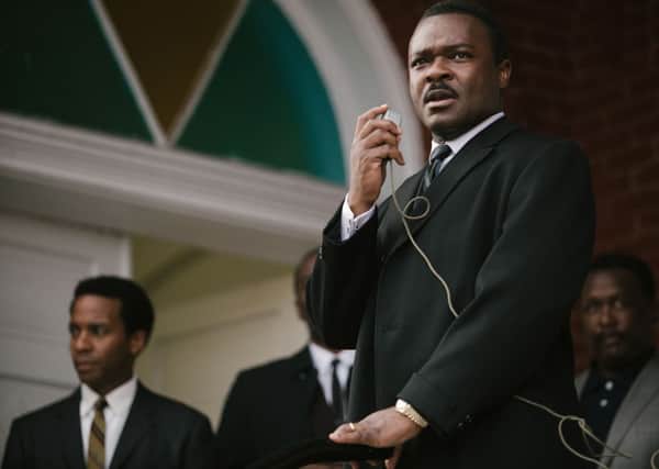 Undated Film Still Handout from Selma. Pictured: David Oyelowo as Martin Luther King, Jr. See PA Feature FILM Film Reviews. Picture credit should read: PA Photo/Paramount Pictures/Atsushi Nishijima. WARNING: This picture must only be used to accompany PA Feature FILM Film Reviews.
