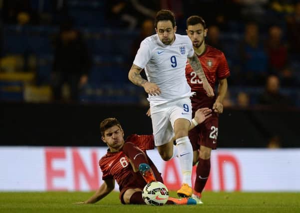 Danny Ings in international duty for England U21s