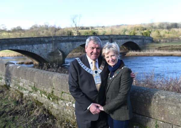 Ribble Valley Mayor and Mayoress Michael and Janette Ranson, married for 45 years and promoting the valley as the capital of love