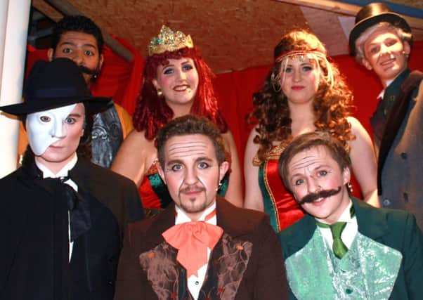 Pendle Hippodrome Youth Theatre's stars in "The Phantom of the Opera".