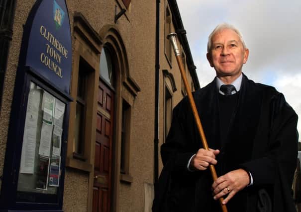 Clitheroe Town Council Clerk Ian Woolstencroft is retiring