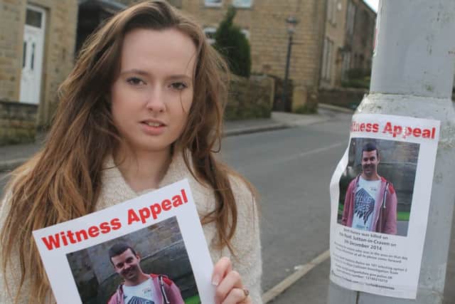 Rebecca Gregory who is appealing for witnesses following the death of her soulmate Brett Hames.