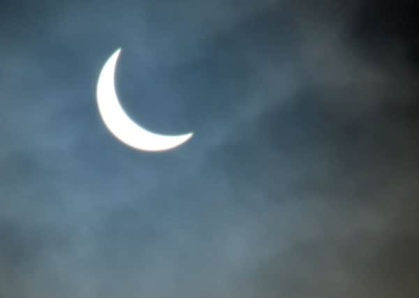 Partial Solar Eclipse from Pendle Hill